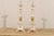 Ivory A Pair of Italian 19th Century Painted and Gilded Candlesticks on Tripod Feet For Sale - Image 8 of 8