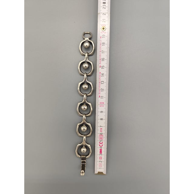 1970s Italian Handmade 925 Silver Bracelet from Ottaviani, 1970s For Sale - Image 5 of 6