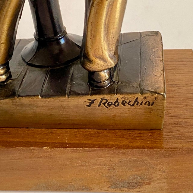 Bronze 1969 Charger Award for Leadership in Life". Trophy by Ferdinand G. Rebechini For Sale - Image 10 of 12