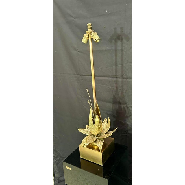 Vintage Bronze and Brass Lamp, 1970s For Sale - Image 10 of 18