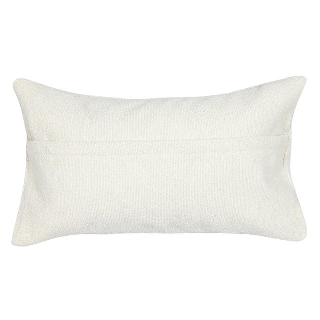 14"x24" Vintage Kilim Cushion Cover. Turkish Pillowcase. Lumbar Pillow Cover For Sale - Image 4 of 4