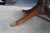 Vintage Hekman Georgian Style Crotch Mahogany Oval Coffee Cocktail Table 52" For Sale - Image 10 of 11