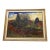 Vintage Acrylic Landscape Painting on Canvas Framed 28" W For Sale