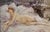 Henri Gervex-19th Century Study of a Reclining Nude Female-Oil Painting For Sale - Image 4 of 10
