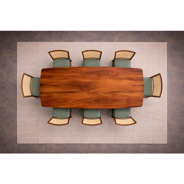 Giuseppe Scapinelli Brazilian Caviúna Dining Table for Eight Attributed to Giuseppe Scapinelli, Brazil, 1950s - Lot 648 For Sale - Image 4 of 12