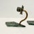 Art Deco Wall Sconces in Green-Patinated Bronze or Brass, 1930s, Set of 2 For Sale - Image 6 of 10