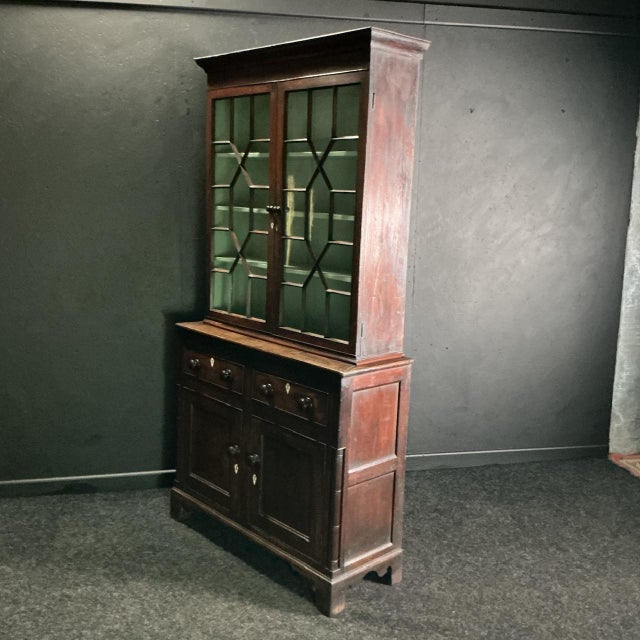 Victorian Welsh Oak Bookcase, 1840 For Sale - Image 4 of 7