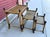 1980s Vintage Bamboo & Woven Rattan Nesting Tables For Sale - Image 5 of 9