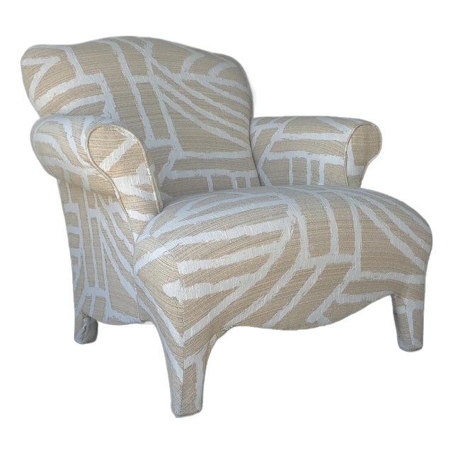 Post Modern Oversized Lounge Chair For Sale