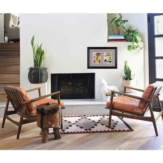 Modern Surrealist Geometric Variation Colors Drawings on Tracing Paper, France 1960s, circa 1960 For Sale - Image 3 of 12