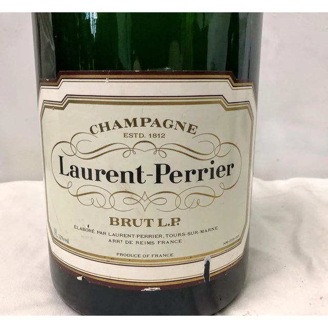 French Vintage French Champagne Store Display Bottles - A Pair For Sale - Image 3 of 7