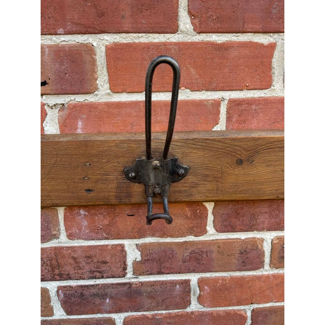 Rustic Pine Coat Hook Rack Rail – Solid Wooden Wall Mounted with Cast Iron Hooks Add a touch of rustic charm to your home...