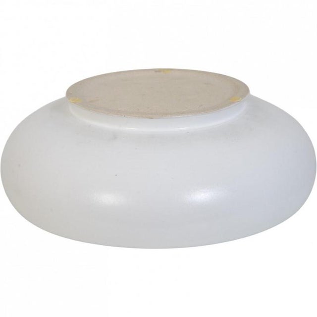 White Ceramic Bowl by Herman Kæhler, 1940s For Sale - Image 4 of 6