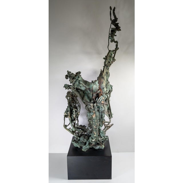 We are selling this modernist style copper sculpture. This sculpture has unique and original design because we are fairly...