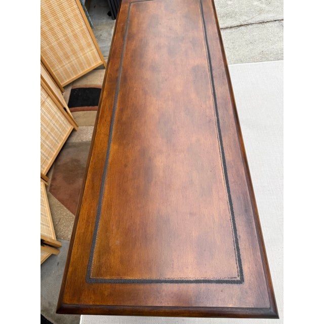 1980s Koi Fish Motif Console Table – Sculptural Coastal Hollywood Regency Style For Sale - Image 12 of 18