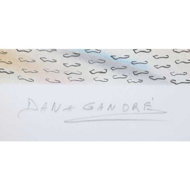 A "Symbol de la Construction" lithograph by French artist, Dan Gandre, French. It is signed and numbered in pencil,...