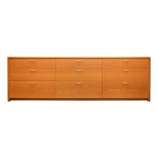 Large Vintage Solid Oak Dresser by Gerald McCabe For Sale