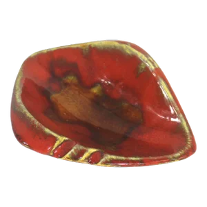 Mid Century Modern Atomic Drip Glaze Ceramic Ashtray Catchall