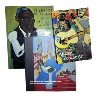African-American Art Work and Art History Coffee Table Books - Set of 3 For Sale