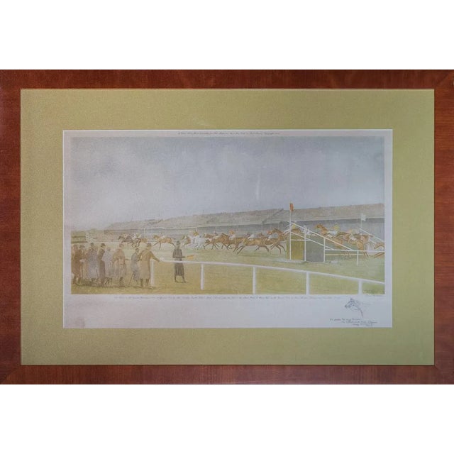 "The Chair in the Grand National of 1934 at Aintree" Print For Sale