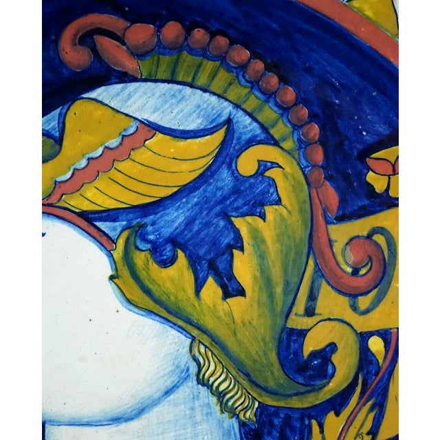 Antique Italian Lustreware Plate, 1800s For Sale - Image 14 of 18