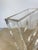 Late 20th Century Vintage Guzzini Lucite Block Vase, Italian Space Age, Signed For Sale - Image 5 of 12
