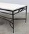 Traditional Black Stainless Steel Amalfi Stone Top Coffee Table - Outdoor / Indoor For Sale - Image 3 of 7