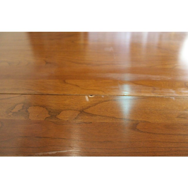 Mid 20th Century Henkel-Harris Co. Solid Wild Black Cherry Drop-Leaf Table For Sale - Image 18 of 18