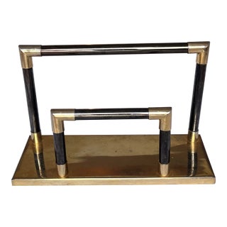 Vintage Mixed Metal Envelope Holder For Sale