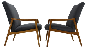 Set of Beech Armchairs, Former Czechoslovakia, 1970s