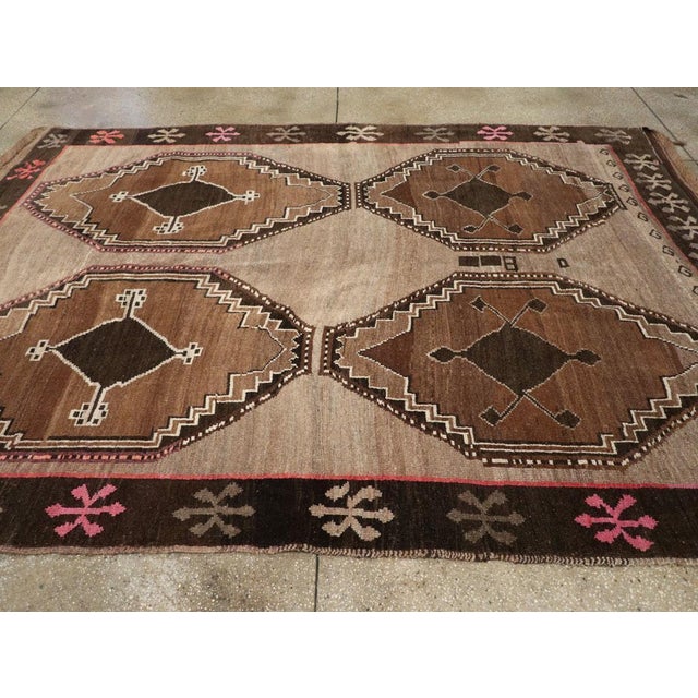 Galerie Shabab Collection Mid-20th Century Turkish Anatolian Tribal Carpet For Sale - Image 4 of 8