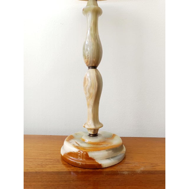 Vintage Table Lamp in Onyx, 1970 For Sale - Image 13 of 18