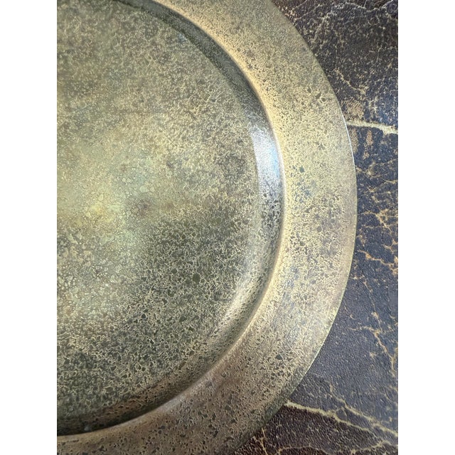 Arts & Crafts Tiffany Studios Gilt Bronze 9" Tray For Sale - Image 3 of 13