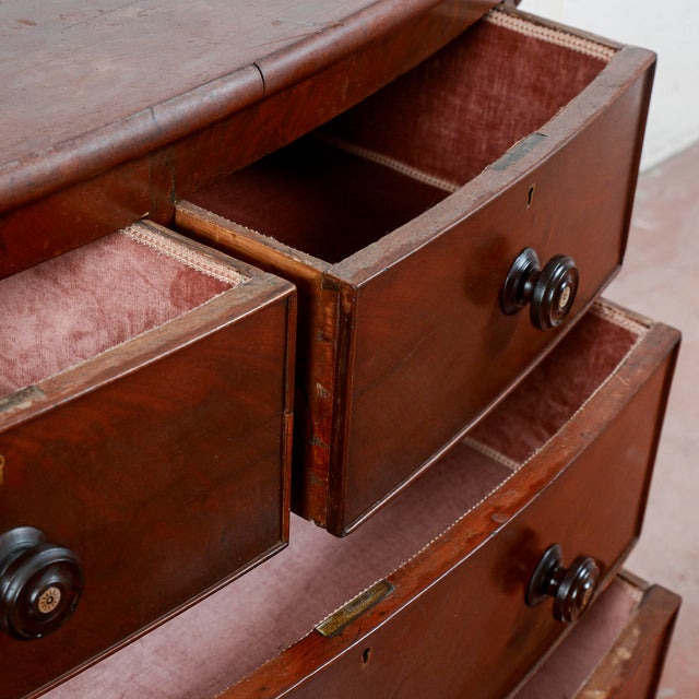 Antique English Mahogany Dresser For Sale - Image 15 of 18
