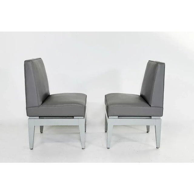 Set of Mid-Century Modern Chairs attributed to Emiel Veranneman, 1960 For Sale - Image 3 of 6