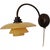 Wall Lamp Ph-1/1 with Yellow Shades by Poul Henningsen, 1930s For Sale - Image 3 of 14