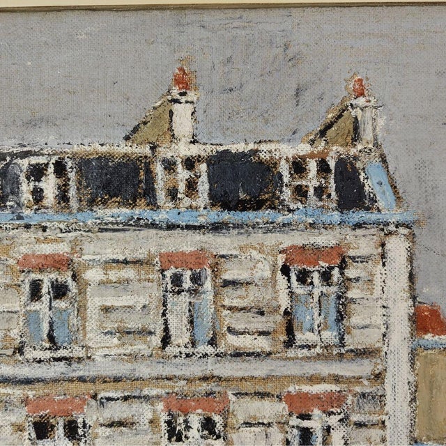 Orfeo Tamburi, City Landscapes, Paris, 1970, Watercolor & Oil Painting, Set of 2 For Sale - Image 8 of 18