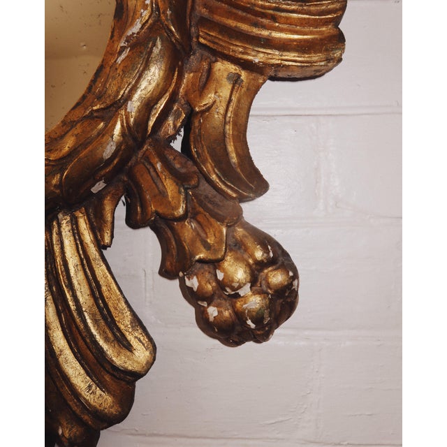 Antique European Giltwood Double Eagle Wall Mirror For Sale - Image 10 of 16