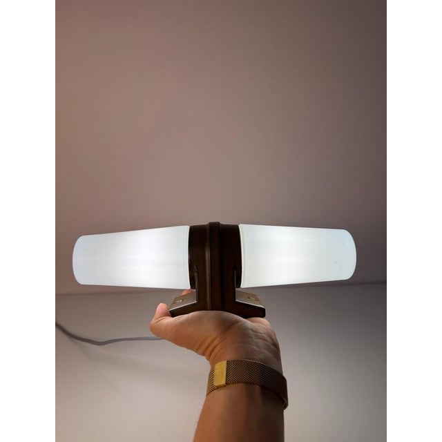 Model 6060 Wall Lamp in Brown by Sigvard Bernadotte for Ifö For Sale - Image 6 of 11