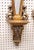 Bassett Hollywood Regency Bassett Mirror Company Gold & Silver Leaf Wall Mirrors With Display Shelves – Pair For Sale - Image 4 of 7