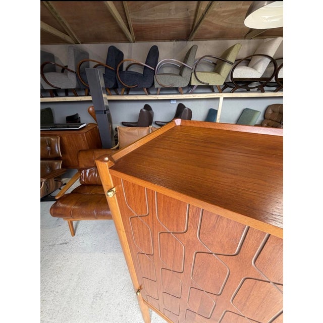 Mid-Century Modern Swedish High Sideboard by David Rosen for Westbergs Möbler For Sale - Image 11 of 18