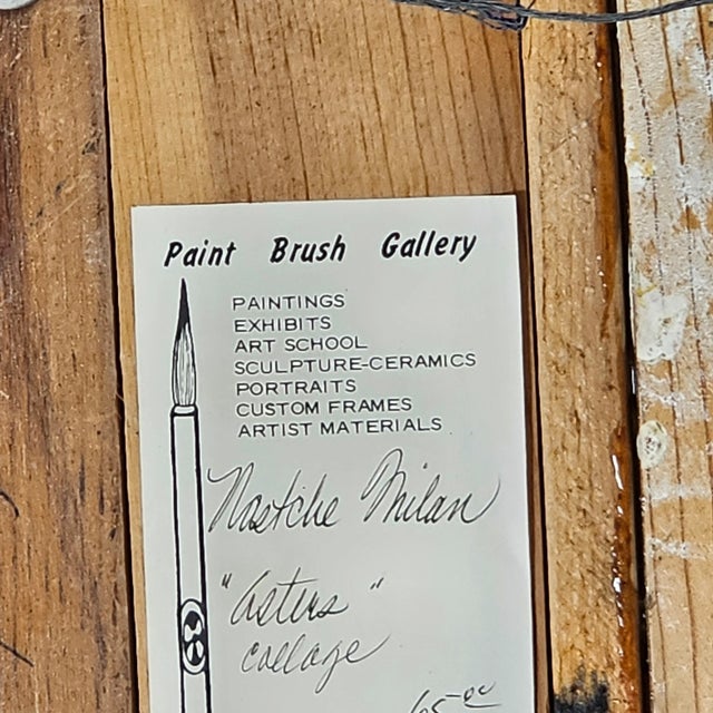 Milanese Impressionist Heavy Impasto Floral Painting, Mid-20th Century Signed For Sale - Image 10 of 12