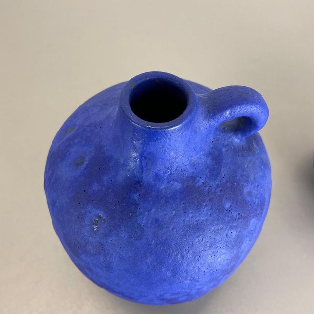 Ceramic Studio Pottery Vases by Hartwig Heyne Ceramics, Germany, 1970s, Set of 2 For Sale - Image 13 of 18