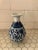 Blue & White Porcelain Floral Chinoiserie Vase For Sale - Image 9 of 11