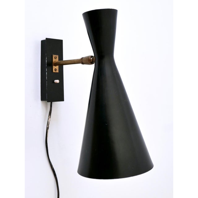 1950s Mid-Century Modern Diabolo Sconce by Bag Turgi, Switzerland, 1950s For Sale - Image 5 of 18