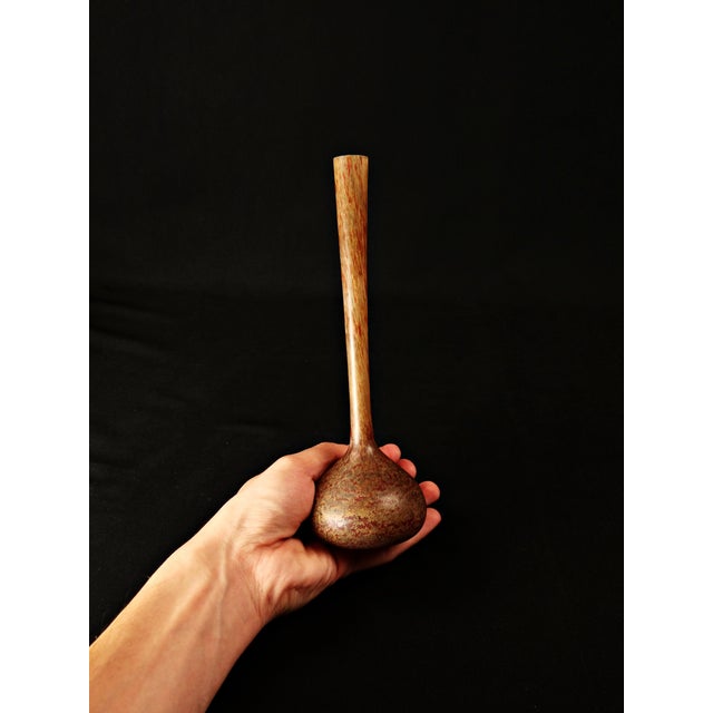 Multi-Layer Glass Vase with Marble Effect, 1920s For Sale - Image 9 of 11