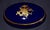 Limoges Oval Trinket Box France Cobalt Blue Porcelain Gold Floral 22k Vintage For Sale - Image 11 of 15