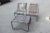 Metal Minimalist Industrial Living Room Set, 1950s, Set of 3 For Sale - Image 7 of 18