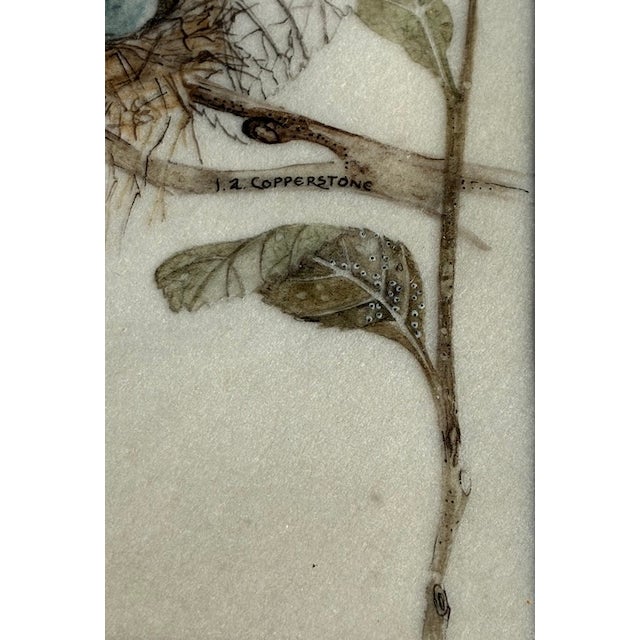 1970s Vintage 1970s Mixed Media Painting "Whisper" by Jan Copperstone For Sale - Image 5 of 12