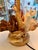 Christa's South Seashells CSS 24"h. Wicker Lamp With Lampshade For Sale - Image 4 of 7